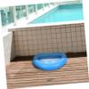 BCOATH Inflatable Foot Bath Basin for Pool Entry Foot Wash Basin for Camping and Outdoor Use with Pattern for Keeping and Grass view 3