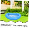 BCOATH Inflatable Foot Bath Basin for Pool Entry Foot Wash Basin for Camping and Outdoor Use with Pattern for Keeping and Grass view 4