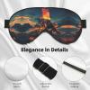 SSIMOO Volcano Soft Sleep Eye Mask,Female Breathable Eye Patch,Perfect for Travel and Relaxation, Black view 4