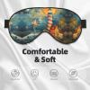 SSIMOO The Seaside Lighthouse Soft Sleep Eye Mask,Female Breathable Eye Patch,Perfect for Travel and Relaxation, Black view 3