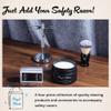 4-Piece Add-On Safety Razor Accessory Set by Royal Shave - Premium Shaving Cream, Chrome Stand, Shaving Brush & Alum Stone (Sandalwood) view 2