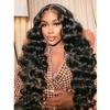 28inch Synthetic Lace Wig Long Wavy Hair for Woman for Hair Loss Natural Fashion Lace Wigs (Black,With lace) view 1