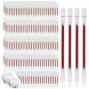 Disposable Iodine Cotton Swabs, Individually Wrapped Medical Iodophor Swabsticks Bulk, Povidone Wound Iodine Qtips Cotton Buds First Aid Kits for Nasal Ears Bruise Care, Travel Outdoor (White 200) view 1
