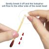 Disposable Iodine Cotton Swabs, Individually Wrapped Medical Iodophor Swabsticks Bulk, Povidone Wound Iodine Qtips Cotton Buds First Aid Kits for Nasal Ears Bruise Care, Travel Outdoor (White 200) view 2