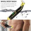 Generic Wet and Dry Electric Shaver, Men's Electric Shaver, 360 Face Hybrid Electric Beard Trimmer and Shaver with 4 Interchangeable Cutter Heads, Non-Slip and Durable, Great for Gift (1PCS) (2) view 3