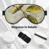 SSIMOO Lemon Fruit Soft Sleep Eye Mask,Female Breathable Eye Patch,Perfect for Travel and Relaxation, Black view 4