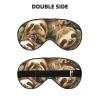 SSIMOO Cute Sloth Soft Sleep Eye Mask,Female Breathable Eye Patch,Perfect for Travel and Relaxation, Black view 2