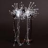 1 Pair Butterfly Hair Clip,Bride Wedding Crystal Hair Vine, Rhinestone Bridal Headpiece Tassel Hair Vine,Pearl Bridal Headband for Women and Girls view 1