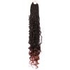 18 inch Goddess Box Braids Crochet Hair for Black Women 8 Packs Crochet Box Braids Pre-looped Boho Box Braids Crochet Braids Synthetic Braiding T350 view 3
