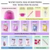 Waxing Kit, WUWUVISTA Hair Removal Hard Wax Kit with Wax Melt Warmer & Waxing Beads for Women & Men - Professional at home Wax Pot for Face/Brazilian/Full Body/Bikini/Sensitive Skin(Purple, 35 items) view 2