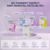 Waxing Kit, WUWUVISTA Hair Removal Hard Wax Kit with Wax Melt Warmer & Waxing Beads for Women & Men - Professional at home Wax Pot for Face/Brazilian/Full Body/Bikini/Sensitive Skin(Purple, 35 items) view 3