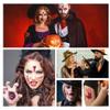 30 Sheets Fake Scars Temporary Tattoos, Horror Realistic Wound Stitch Face Body Makeup Zombie Sticker, Cosplay Masquerade Prank Scary Halloween Party for Kid Women Men Boys Girls view 3