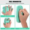 Canroom Silicone Body Scrubber - Anti Zinc Infused-Highly Elastic Bristles Exfoliating Body Scrubber for Shower Body,Cellulite Reduction,Blood Circulation - Green view 4