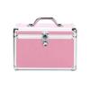 BGHEWRT Storage Case Makeup Box Exquisite Jewelry Container Code Cases Craftsmanship Light-weight Organization Suitcase, Beige/S, Pink/L view 1