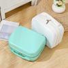 BGHEWRT Cosmetic Storage Box 14 Inch Makeup Travel Case Small Travel Case Mini Suitcase Travel Luggage Bag Storage Box Organize Storage Box Decorative Makeup Case view 3