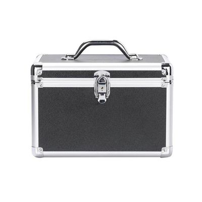BGHEWRT Storage Case Makeup Box Exquisite Jewelry Container Code Cases Craftsmanship Light-weight Organization Suitcase, Beige/S, Black/L