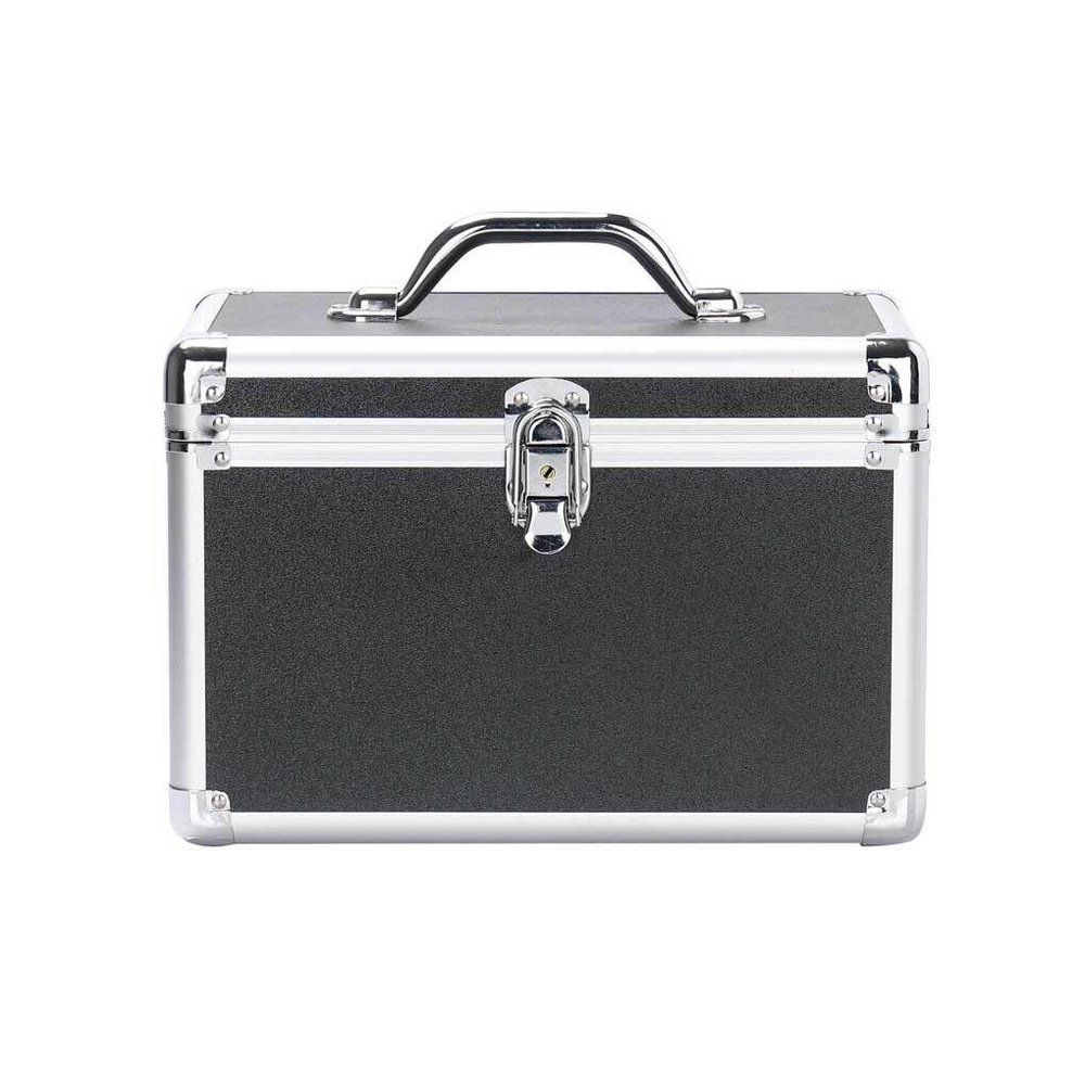 BGHEWRT Storage Case Makeup Box Exquisite Jewelry Container Code Cases Craftsmanship Light-weight Organization Suitcase, Beige/S, Black/L