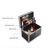 BGHEWRT Storage Case Makeup Box Exquisite Jewelry Container Code Cases Craftsmanship Light-weight Organization Suitcase, Beige/S, Black/L view 3
