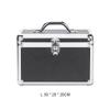 BGHEWRT Storage Case Makeup Box Exquisite Jewelry Container Code Cases Craftsmanship Light-weight Organization Suitcase, Beige/S, Black/L view 4