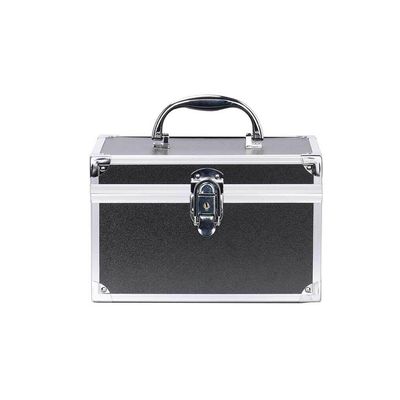 BGHEWRT Storage Case Makeup Box Exquisite Jewelry Container Code Cases Craftsmanship Light-weight Organization Suitcase, Beige/S, Black/S
