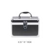 BGHEWRT Storage Case Makeup Box Exquisite Jewelry Container Code Cases Craftsmanship Light-weight Organization Suitcase, Beige/S, Black/S view 4
