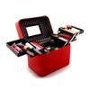 BGHEWRT Cosmetic Storage Box Portable Large Capacity Cosmetic Storage Box Professional Makeup Artist Makeup Kit Multi-Layer Foldable Travel Case Decorative Makeup Case view 1