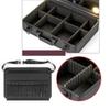 BGHEWRT Cosmetic Storage Box Makeup Artist Suitcase Professional Beauty Nail Box with Mirror LED Light Travel Cosmetics Storage Organizer Tool Box Decorative Makeup Case view 3