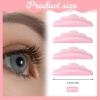 50 Pieces Small Lash Lift Rods Silicone Pads Eyelash Shields for Perm Curls Kits, Reusable Lash Lifting Pads Silicone Eyelash Pads for Eyelashes Makeup Tool for Balm Lifter Roller Sticky Curler view 2