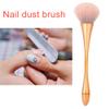 Sunicon Nail Art Dust Remover Brush, Nail Art Powder Dust Removal Brushes Manicure DIY Tool Makeup Blush Brush Manicure Remover Brush Nail Art Tools with Gold Handle view 4
