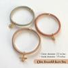 Decorative Hair Tie Bracelets for Women, 3 pcs Gold Bee & Pine Cone Bracelets, Cute Hair Ties for Ponytail Holders & Thick Hair view 2