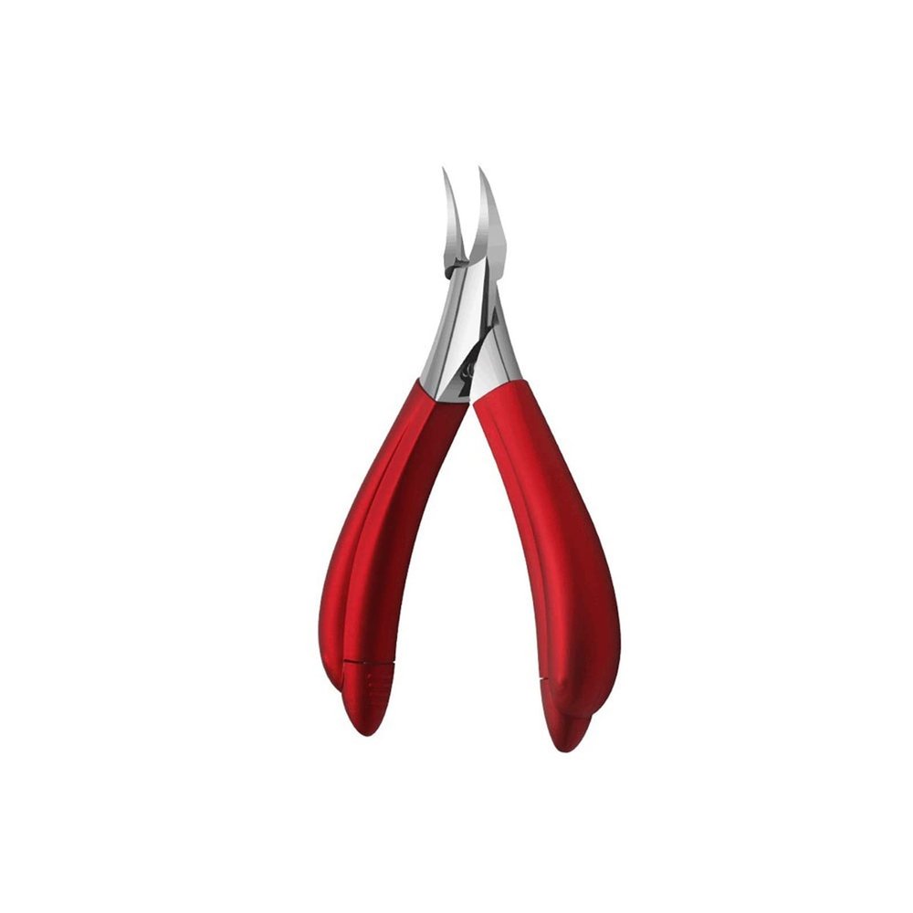 Ingrown Toenail Stainless Steel Nail Scissors Nail Groove Scissors,Nail Clipper Combination Set,Household Sharp-Billed Pliers,Manicure Tool (Color : Red) (Red)