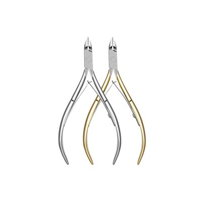 Ingrown Toenail Stainless Steel Cuticle Nipper Professional r Scissors Finger Care Manicure Nail Clipper Dead Skin Tools (Color : 02) (2pc)