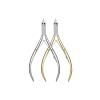 Ingrown Toenail Stainless Steel Cuticle Nipper Professional r Scissors Finger Care Manicure Nail Clipper Dead Skin Tools (Color : 02) (2pc) view 1