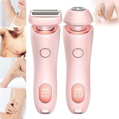 Premium Electric Shaver,Wet and Dry Electric Razor for Women,Electric Shaver for Women (Pink)