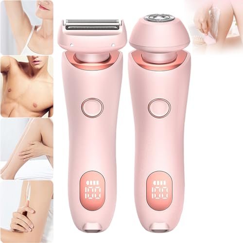 Premium Electric Shaver,Wet and Dry Electric Razor for Women,Electric Shaver for Women (Pink)