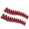 Thick Acrylic Red Press on Nails Medium,Medium Length Press on Nails Red Acrylic,Fake Nails with Glue Almond Long Nails Press on (Red, M) view 4