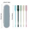 Moonboat 2-in-1 Nasal Hair Cutter, 2024 New Double Sided Nose Hair Knife, Nostril Hair Remover Tool, Portable Manual 360 Rotating Nose Hair Trimmer with Ear Picker for Women Men(Pink,3pcs) view 3