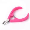 Ingrown Toenail 1pc Nail Art Red Stainless Steel Cuticle Manicure Cutter Nippers Clipper Tool Cuticle Scissor Trimmer Manicure Tool (Color : Red) (Red) view 2