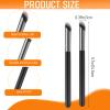 2 PCS Angled Concealer Brush Under Eye Small Synthetic Bristles Makeup Brush Eye Makeup Brushes Multitask Foundation Nose Contour Coverage Brushes for Liquid Cream Powder Concealer Cosmetic view 3