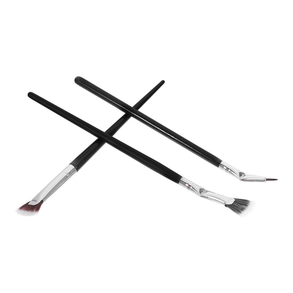 NOLITOY 1set Angled Fan Eyelash Brush for Precision Application Soft Bristles for Gentle Grooming Lash Applicator Tool for Makeup Enthusiasts and Professionals