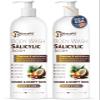 KERAPIL Exfoliating Body Wash with Salicylic Acid - No Dry Out, Gentle Exfoliates Rough and Bumpy Skin, Body Acne Wash, BHA & AHA - Coconut and Vanilla Salicylic Acid Body Wash - (16 fl oz x 2) view 1