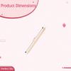 2.75" Wooden Cuticle Sticks/Natural Wood/Pedicure/Manicure Cleaning and Nail Care- Package of 200ct view 2