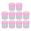 10pcs 0.7oz Plastic Cosmetic Jar Portable Leakproof Empty DIY Beauty Products Cream Container for Home and Travel view 1