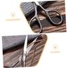 BIUDECO 2pcs Stainless Steel Grooming Scissors Eyebrow Beard Nose Hair Trimming Tools with Rounded and Sharp Tips for Men and Women view 4