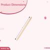 4" Wooden Cuticle Sticks/Natural Wood/Pedicure/Manicure Cleaning and Nail Care- Package of 200ct view 2