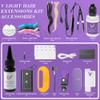 NinthAvenue Basics V-Light Hair Extensions Kit, V Light Hair Extensions Lamp*1 V Light Hair Extensions Kit Glue*2 Uv Light Hair Extension Remover*1 V Light Hair Extensions Set For Salon Or Diy At Home view 2