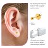 BeiLaiSun 2 Pack Safe Home Use Ear Piercing Gun Kit Self Use Ear Piercing Tool One time Use Ear Piercing Unit with 24K Gold Earring Stud204# view 4