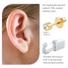 BeiLaiSun 2 Pack Aseptic Ear Piercing Gun Kit Self Use Ear Piercer at Home Piercing Ear Gun with Preloaded 24K Gold Earring Stud231# view 4