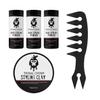Tribal Chimp Hair Styling Powder, Styling Clay and Comb Bundle - 3 Pack x 0.35 oz Hair Powder, 2.8 oz Hair Clay and Styling Comb, Hair Styling Accessories for Men and Women  5 Pc. Set view 1