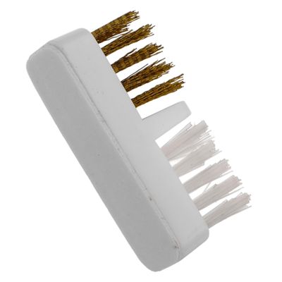 Beatifufu Nail Drill Bits Dust Removal Brush Nail Art Cleaning Brush Wire Brush for Drill Bits Manicure Tool